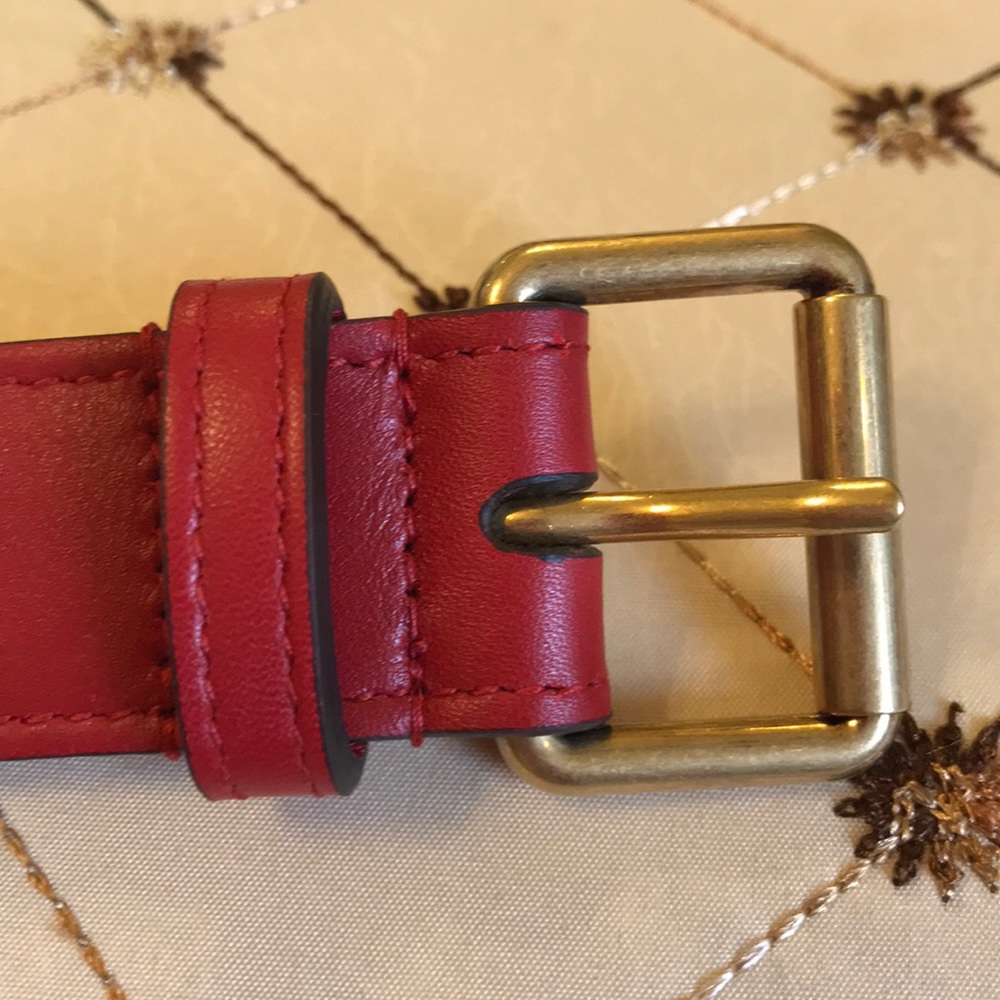 GUCCI BELT BAG RED 85/34 NWT - Picture 7 of 8